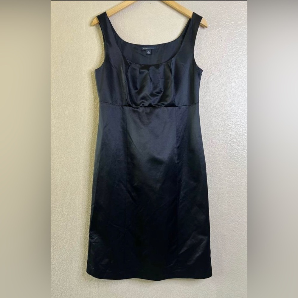 Banana Republic black silk sheath dress, size 6